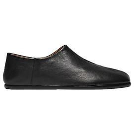 Maison Martin Margiela Mocassini Tabi Babouche in Pelle Nera Nero