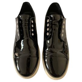 Dsquared2 Baskets noires vernies Noir