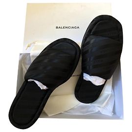 Balenciaga Mules Black Synthetic 41 Black