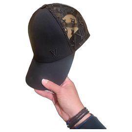 Gorra de malla Louis Vuitton Monogram Azul Azul