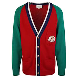Gucci-Gucci Patch Cardigan-Multiple colors