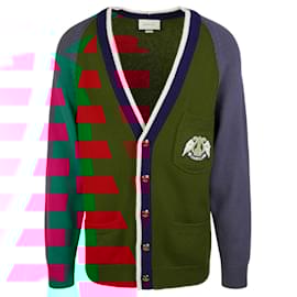 Gucci-Gucci Patch Cardigan-Other,Python print