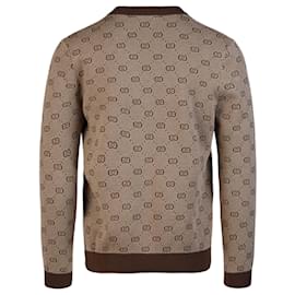Gucci-Gucci V-Neck GG Supreme Sweater-Multiple colors