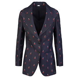 Blazer Cereja Gucci Azul
