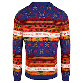 Gucci-Suéter de lã multicolorido Gucci-Multicor