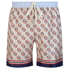 Pantaloncini Gucci in Twil di seta Multicolore