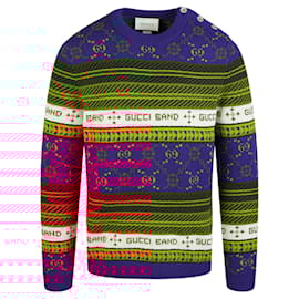 Gucci-Gucci Multicolor Wool Sweater-Multiple colors