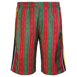 Pantaloncini con stampa catena Gucci Multicolore