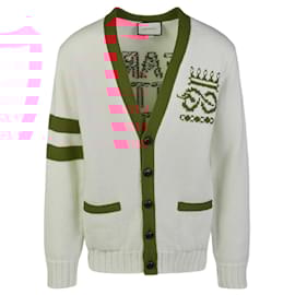 Gucci-Gucci Slogan Cardigan-Multiple colors