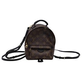 Louis Vuitton Palm Springs Mini Backpack in Brown Leather Brown