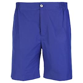Gucci-Shorts Gucci com cós-Azul