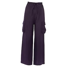 Yohji Yamamoto-Trousers-Purple