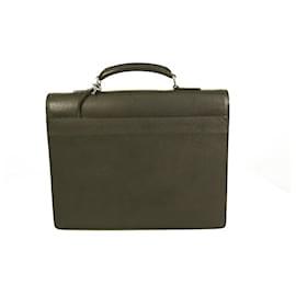 Louis Vuitton-Louis Vuitton Ambassador Serviette Laguito Kourand briefcase in black taiga leather-Black