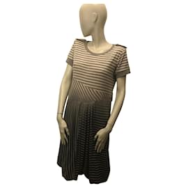 Robe rayée Sportmax Gris