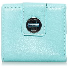 Tiffany & Co Tiffany Blue Leather Small Wallet Blue Light blue