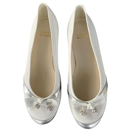Stuart Weitzman Flats White