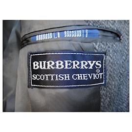 Burberry-Burberry tweed coat size 48-Grey