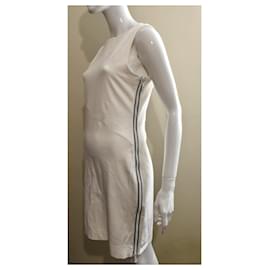 Diane Von Furstenberg-DvF Leigh viskose knit dress in white-White