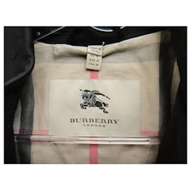 Burberry-talla minigabardina burberry 40-Negro