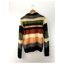 Saint Laurent-SAINT LAURENT 17 année modèle / pull (épaisse) / XS / mohair / multicolore / bordure-Multicolore