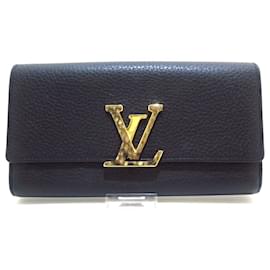 Louis Vuitton-Louis Vuitton Portefeuille capucines-Black