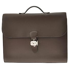 Hermès-Hermes Sac a Depeches-Brown