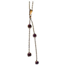 Gucci Pingente em ouro branco 750 e ametistas Prata Roxo