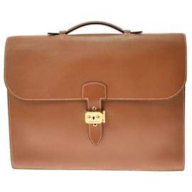 Hermès-Hermes Sac a Depeches-Brown