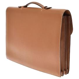 Hermès-Hermes Sac a Depeches-Brown