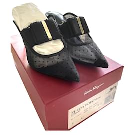 Salvatore Ferragamo-Mules Zelda Ferragamo-Nero