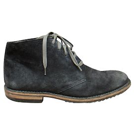 Bottines desert Dior daim gris anthracite taille 42 Gris anthracite