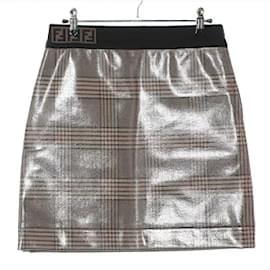 Fendi-Skirts-Brown