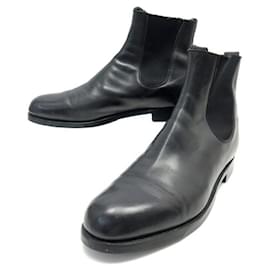 JM Weston-JM WESTON BOOTS CHELSEA LE CAMBRE BOOTS 43 9D BLACK LEATHER BOOTS SHOES-Black