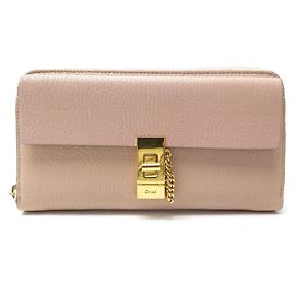 Chloé CHLOE DREW LONG WALLET IN PINK LEATHER PURSE NEW WALLET Pink