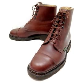 Paraboot-PARABOOT SHOES HALLS ANKLE BOOTS 6 40 BROWN LEATHER BOOTS-Brown