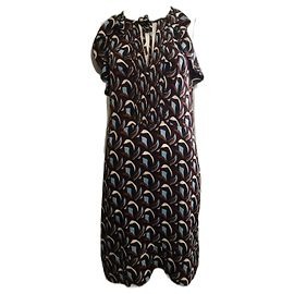 Diane Von Furstenberg DvF Robe en soie Berit Multicolore Multicolore