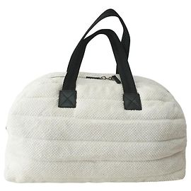 Bolsa UNISEX de Boliche CHANEL Fora de branco