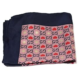 Gucci-Scarves-Pink,Navy blue