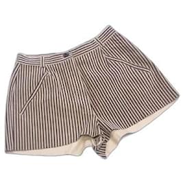 Fendi-Shorts-Black,Beige