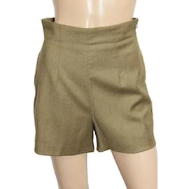 Fendi-Shorts-Khaki