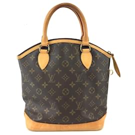 Louis Vuitton-Louis Vuitton Lockit Vertical PM Monogram Canvas-Brown