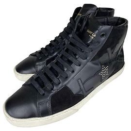 SAINT LAURENT Sneakers in pelle Nero