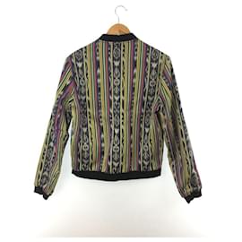 Saint Laurent-Blouson SAINT LAURENT / 48 / Coton / Multicolore-Multicolore