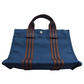 Borsa Hermès modello toto nuova indossata una volta Blu navy