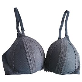 Sujetador triangular La Perla 85D gris Gris antracita