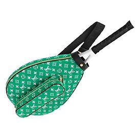 Louis Vuitton LV Velvet Tennis Racket cover Green