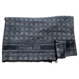 Dior lenço Cinza