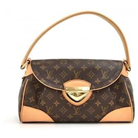 Louis Vuitton-Louis Vuitton Beverly MM Monogram Canvas Schultertasche-Braun