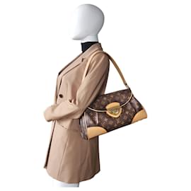 Louis Vuitton-Louis Vuitton Beverly MM Monogram Canvas Schultertasche-Brown