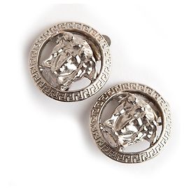 Gianni Versace Orecchini Medusa Argento